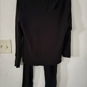 Victoria's Secret Black Top and Pant Set